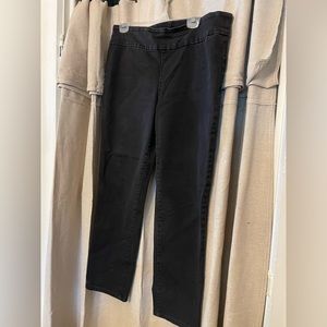 🔥 CHARTER CLUB size 16 pull on jeans, Black